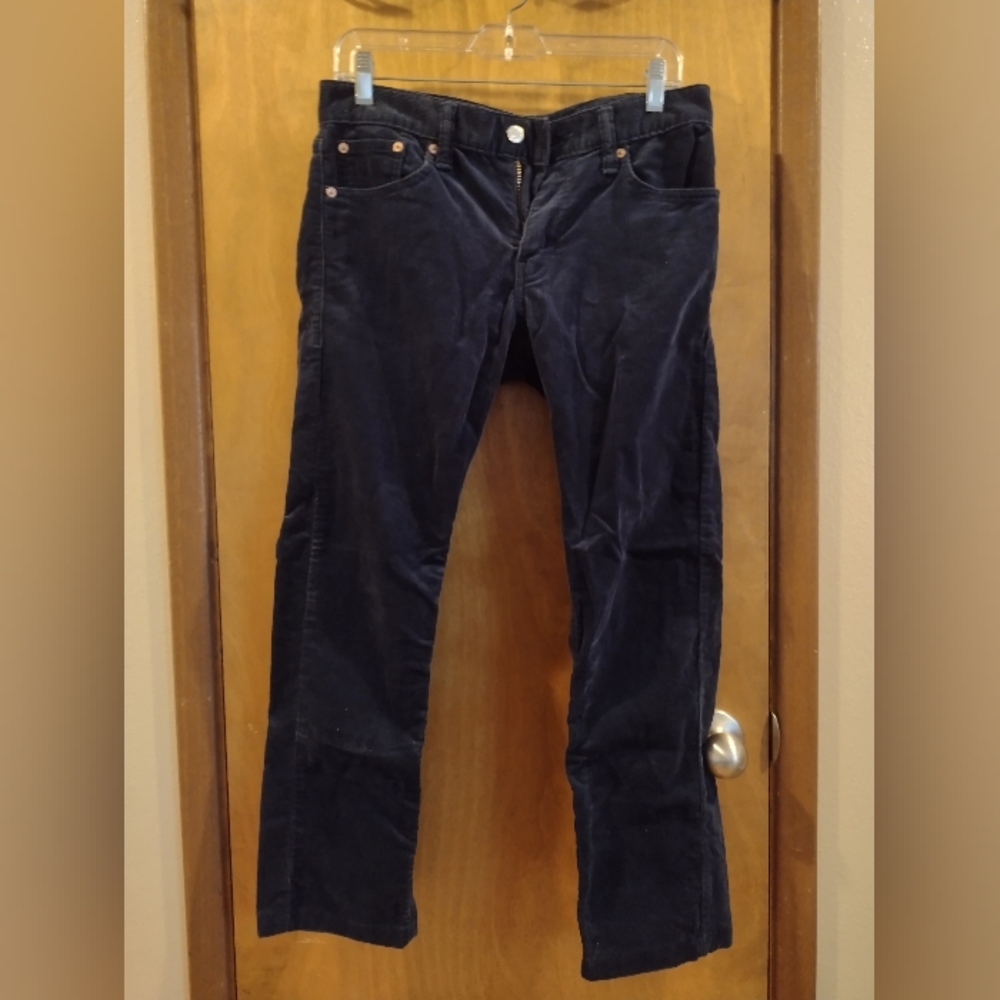 Classic Levi's 511 Corduroy Navy Pants 30x29